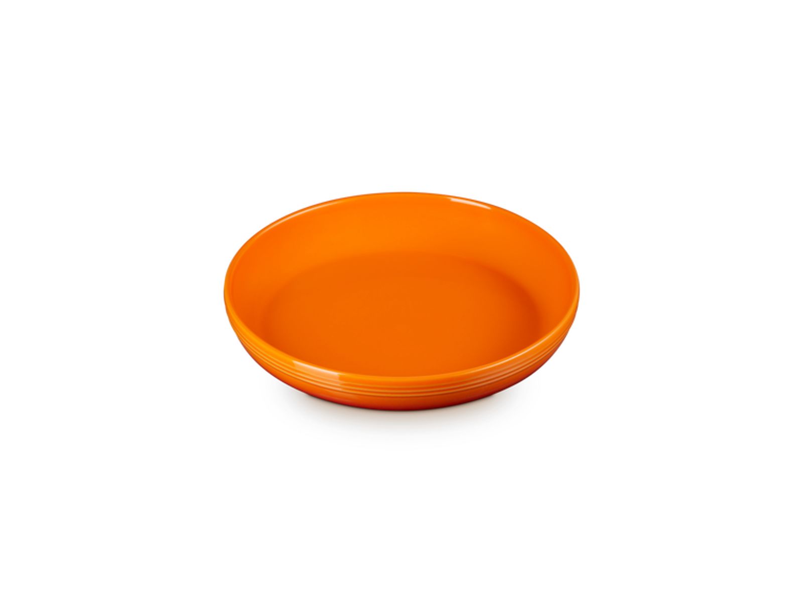 Le Creuset Coupe Diep Bord, 22cm oranjerood2
